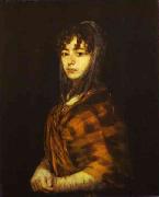 Francisco Jose de Goya Senora Sabasa Garcaa. oil on canvas